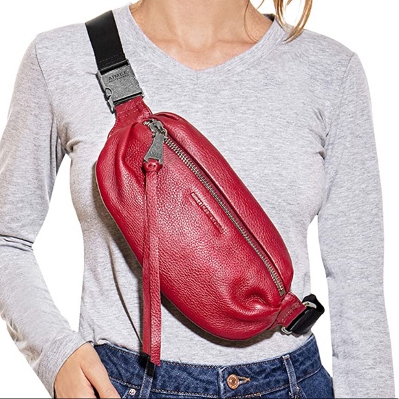 Aimee Kestenberg Bags Aimee Kestenberg Milan Leather Belt Bag In Cherry Poshmark